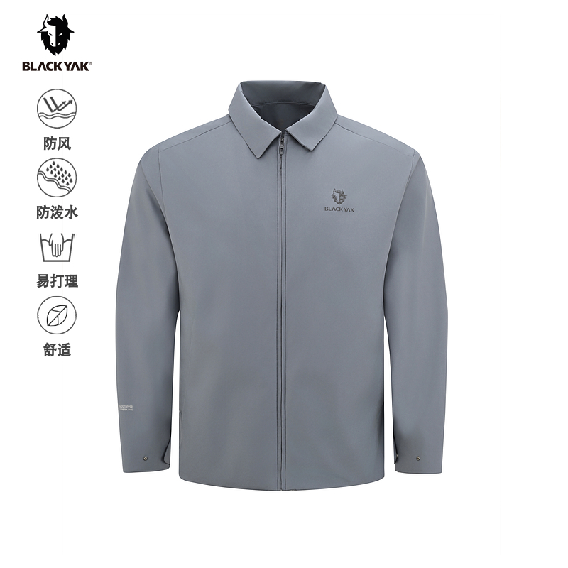 BLACKYAK布来亚克25春新款男士WINDSTOPPER户外运动防风夹克