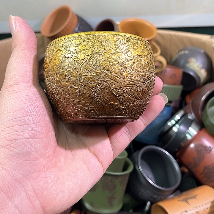 茶杯紫砂全手工紫砂主人杯