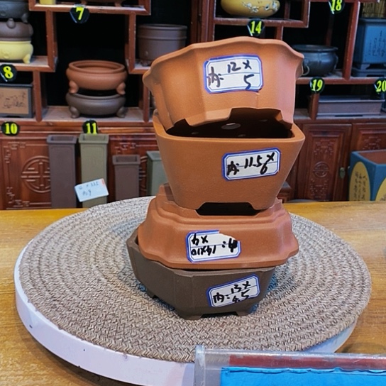 紫砂花盆紫砂花盆