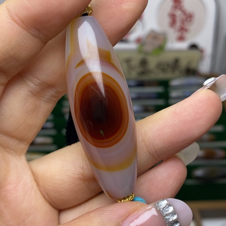 悦***森玛瑙/玉髓合金颈饰
