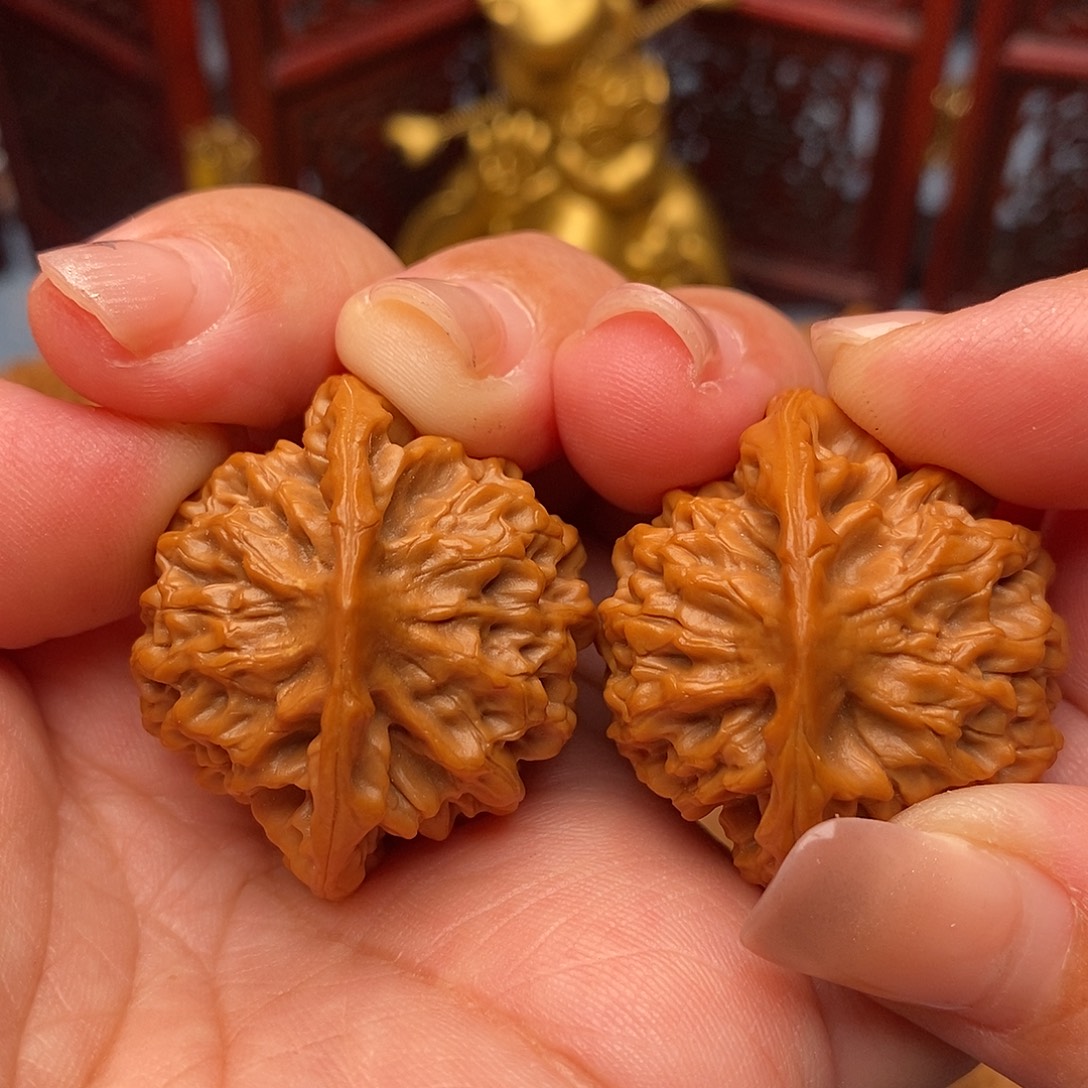 盛***气文玩核桃把件35全秦闷