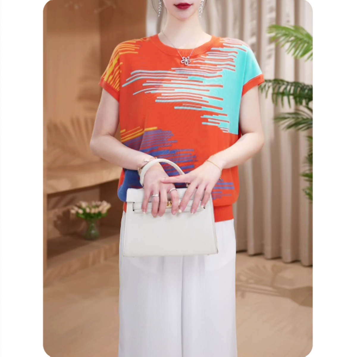 <TS2>风云新品女士宽松小衫气质上衣时尚休闲女装2ZS01CZ130