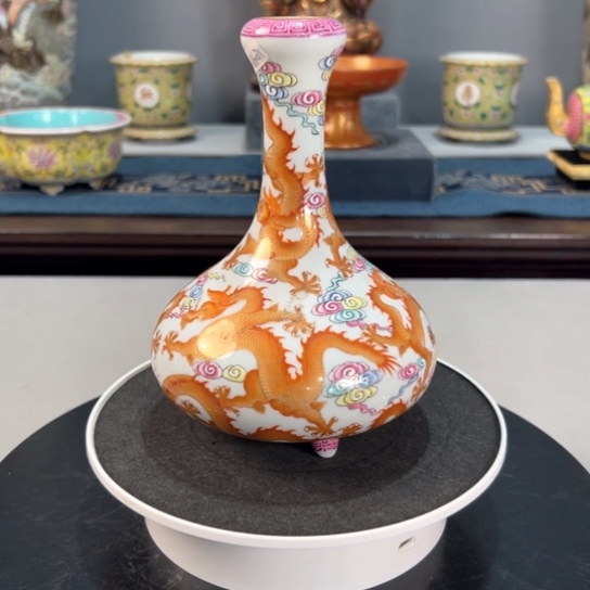 粉彩瓷器瓷盘瓷瓶多*