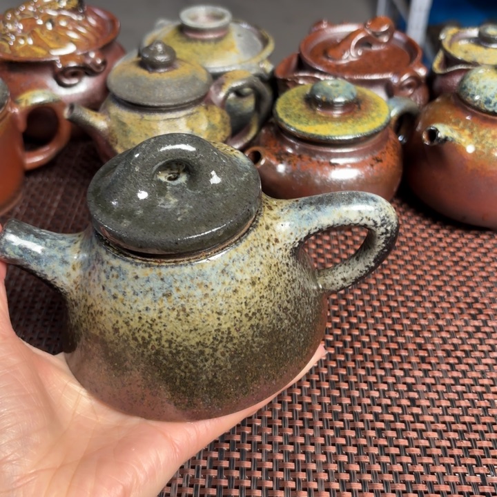 紫砂茶杯大石瓢壶