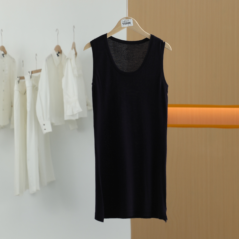 【半价q仓-唐长老自营】货号Y0986女装春秋新款纯色简约连衣裙YL