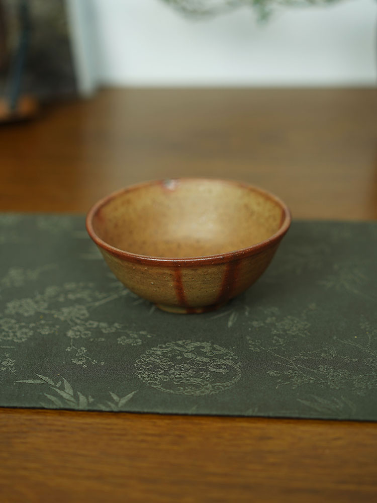 伊禾集物 日本备前烧手工匠人宝山窑 茶碗 饭碗 餐具1239#