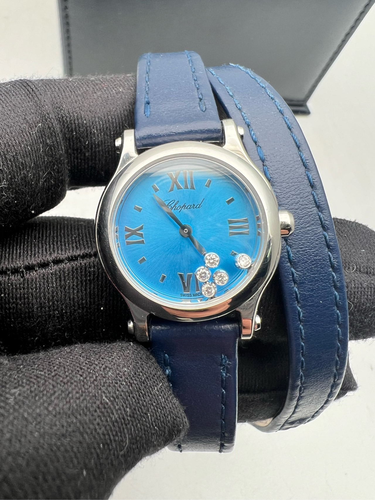 99新 Chopard/萧邦 278620-3003 快乐钻石英24年全套