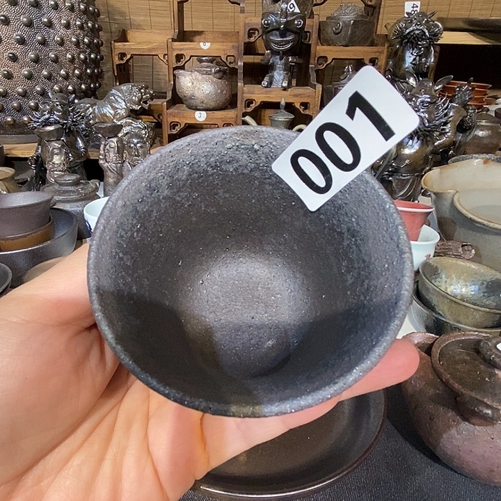 高温柴烧陶泥主人杯