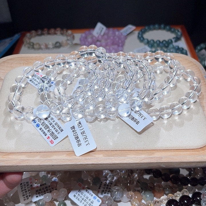 水晶手链未镶嵌309号主图手串  10+