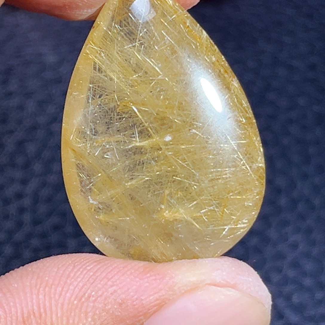 嘟***嘟发晶吊坠(不含链)未镶嵌10