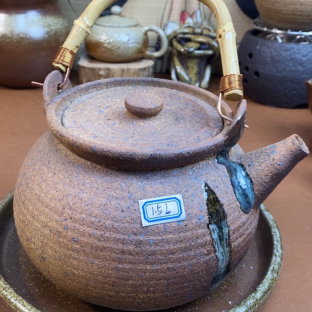 壶柴烧粗陶提梁壶一物一拍1.5
