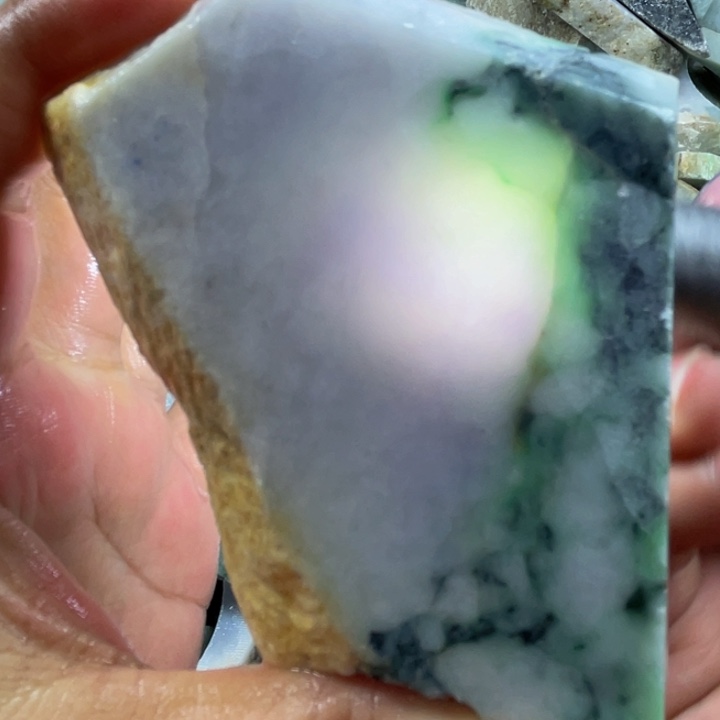 翡翠吊坠(不含链)未镶嵌天然翡翠边角料