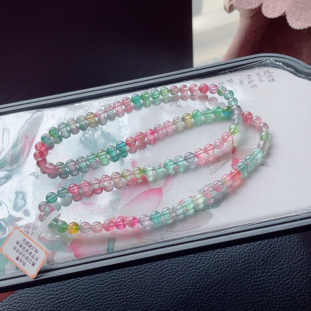 手链未镶嵌碧玺6mm左右