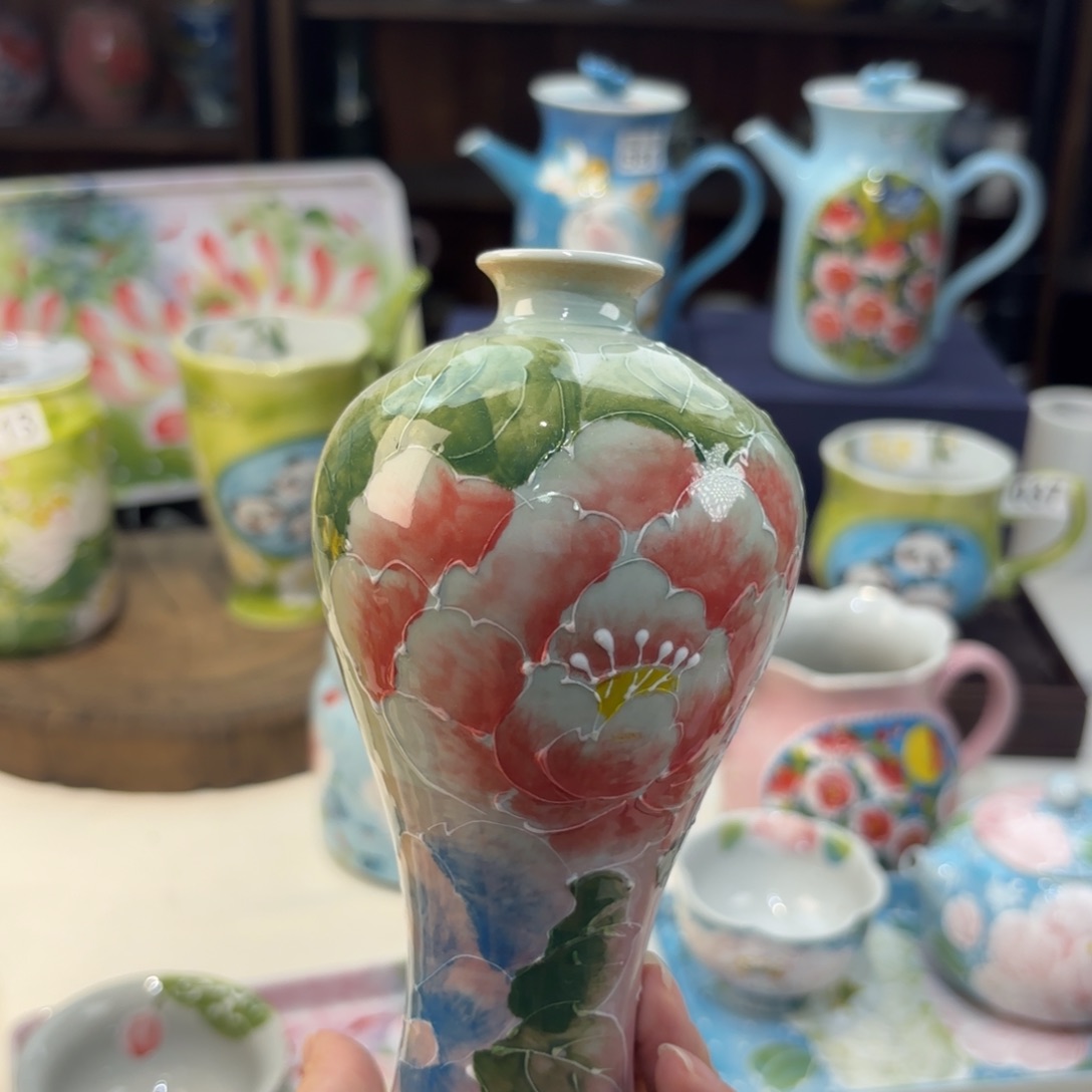 景德镇手绘高温釉下彩陶瓷茶具