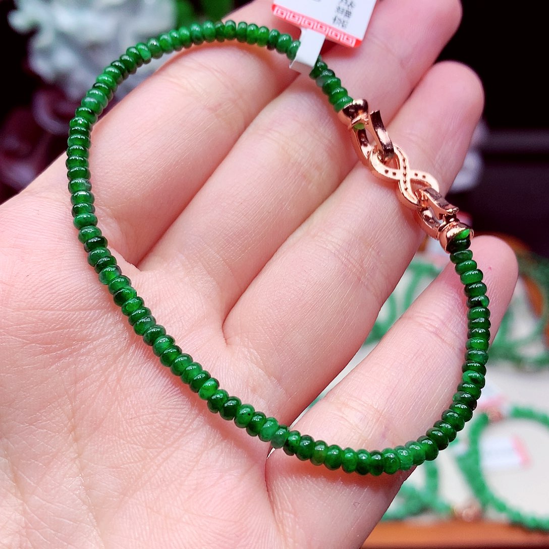 未镶嵌手链翡翠翡翠