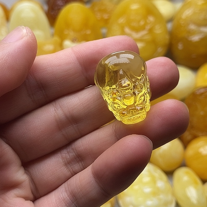 琥珀颈饰未镶嵌琥珀蜜蜡吊坠