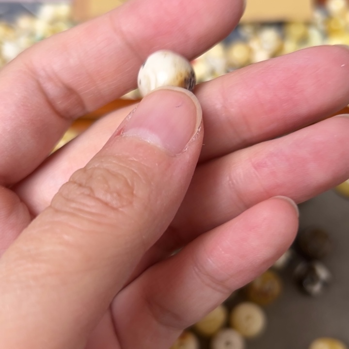 蜜蜡未镶嵌裸石10.9mm一个