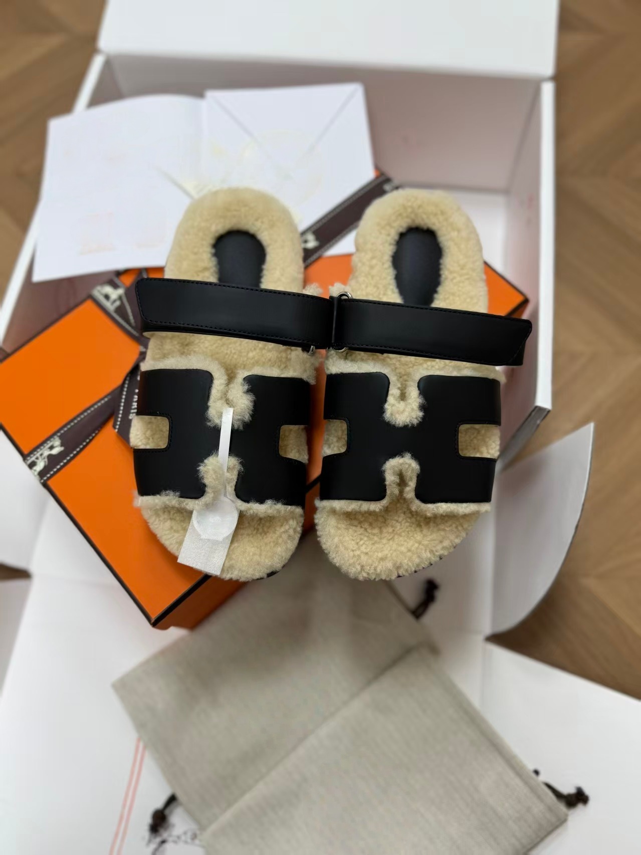 厚底博肯鞋毛毛拖鞋女鞋外穿一字拖加绒保暖秋冬季2025新款棉拖鞋