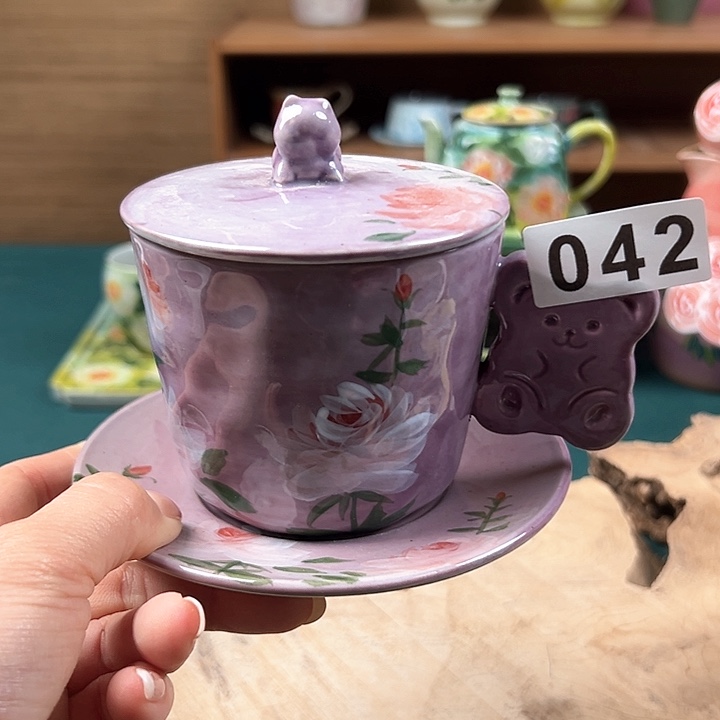 杯景德镇陶瓷手绘作品042