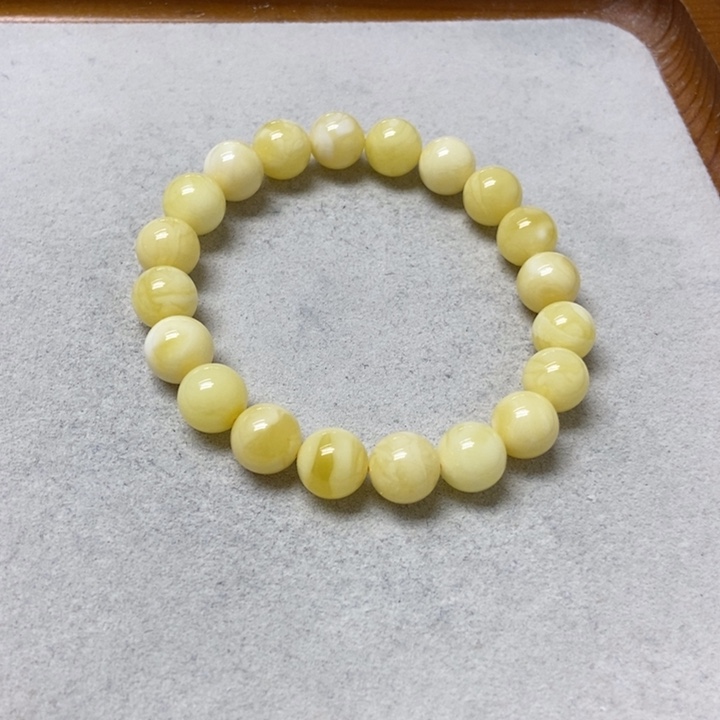 裸石蜜蜡未镶嵌手串