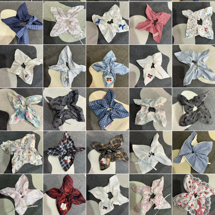 韩系百搭方巾（默认微瑕 介意勿拍）