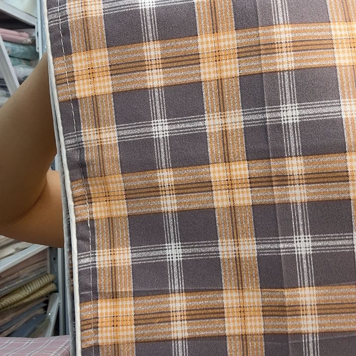 聚酯纤维格子枕套小号