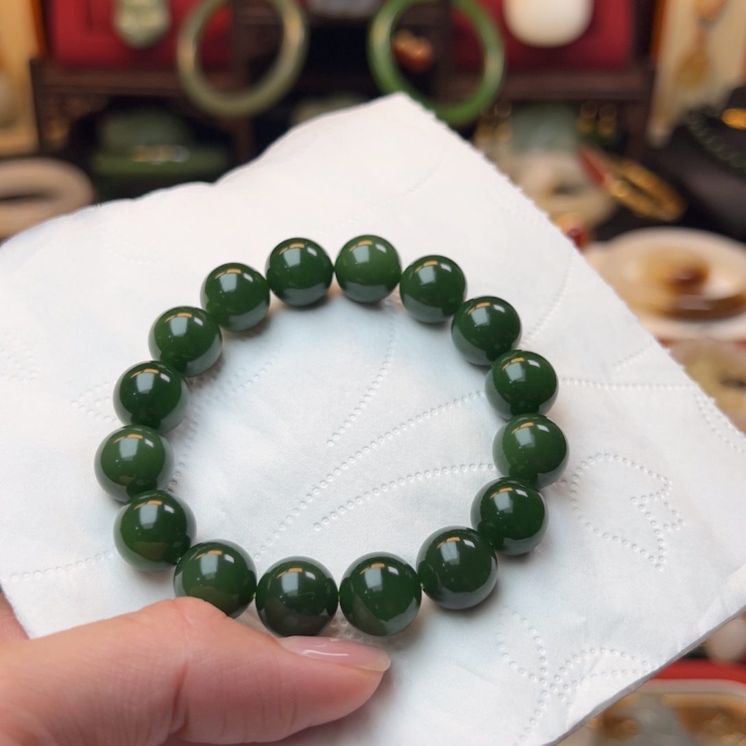 和田玉手串未镶嵌