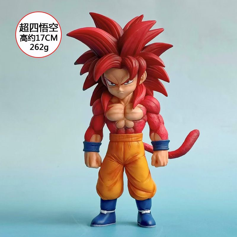七龙珠 Q版大魔超四悟空17cm 超级赛亚人动漫手办摆件