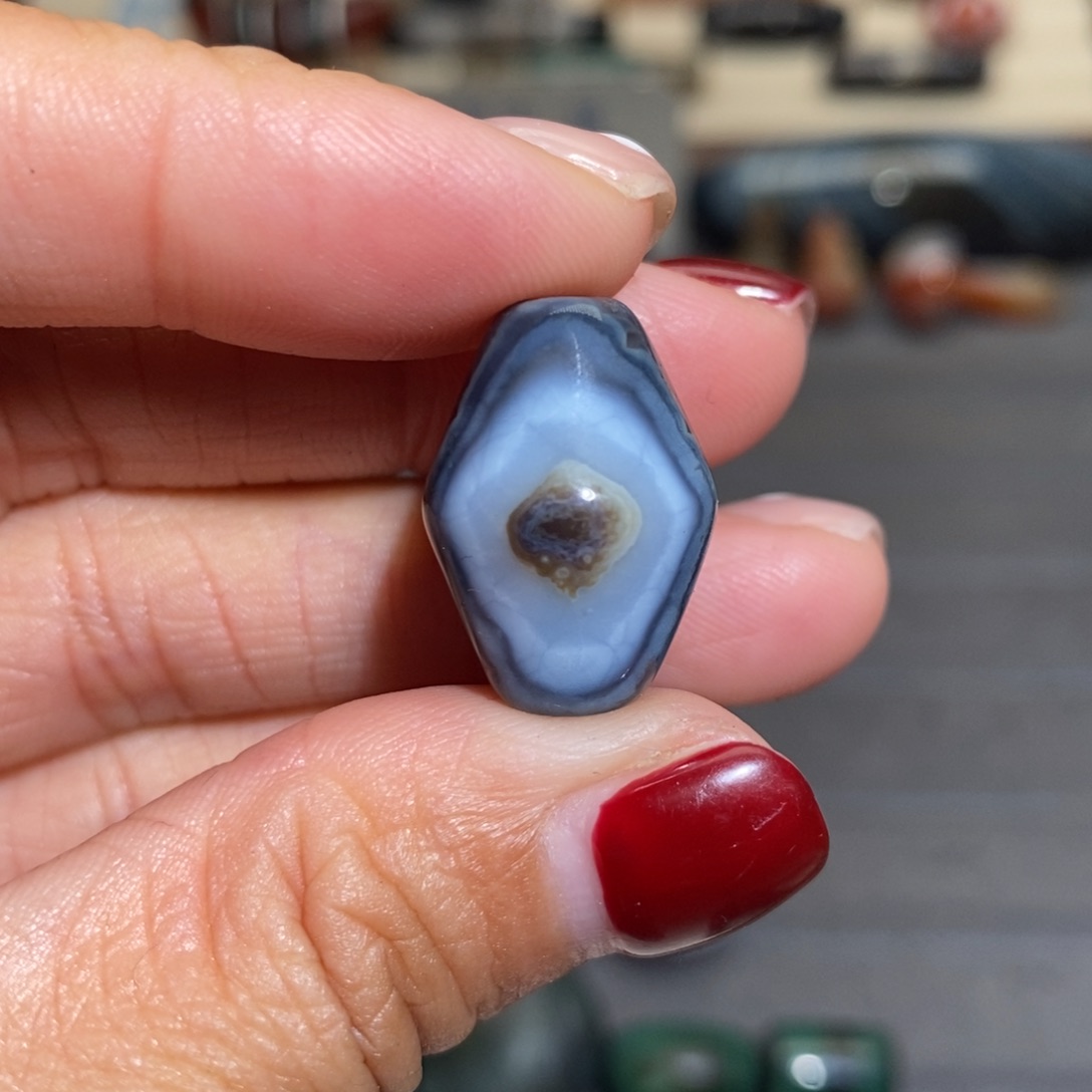 左***叶玛瑙/玉髓合金手链