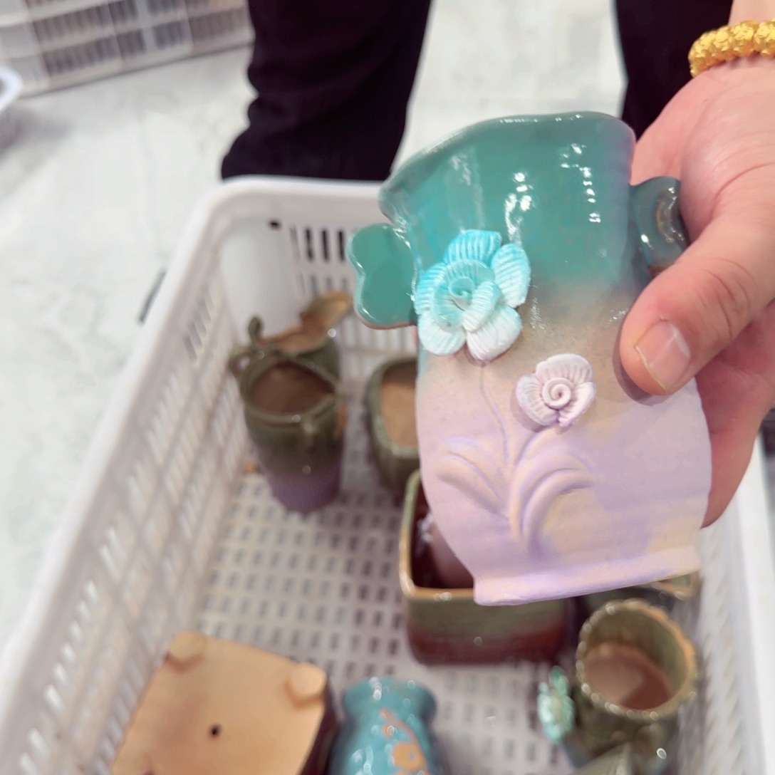 紫砂花盆粗陶下药