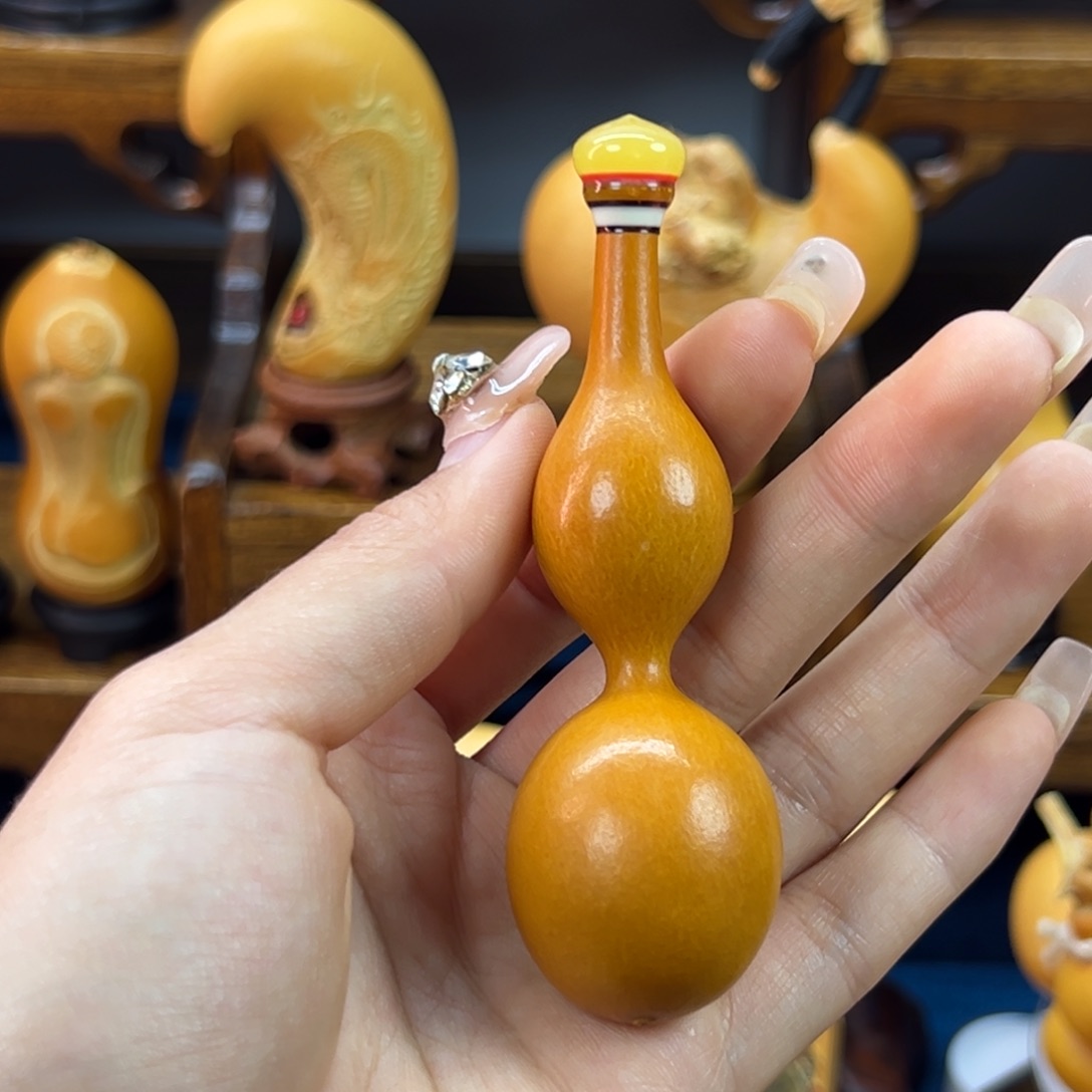 酷*辣镶口手把件葫芦蚂蚁