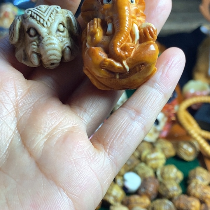 瀚*帆配饰鹿角雕刻一起出