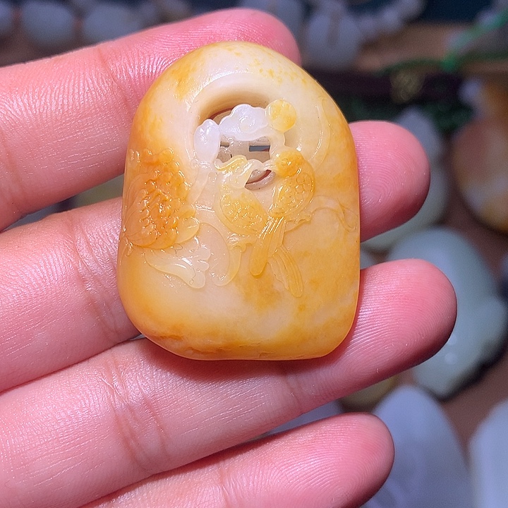 远***韵和田玉未镶嵌颈饰