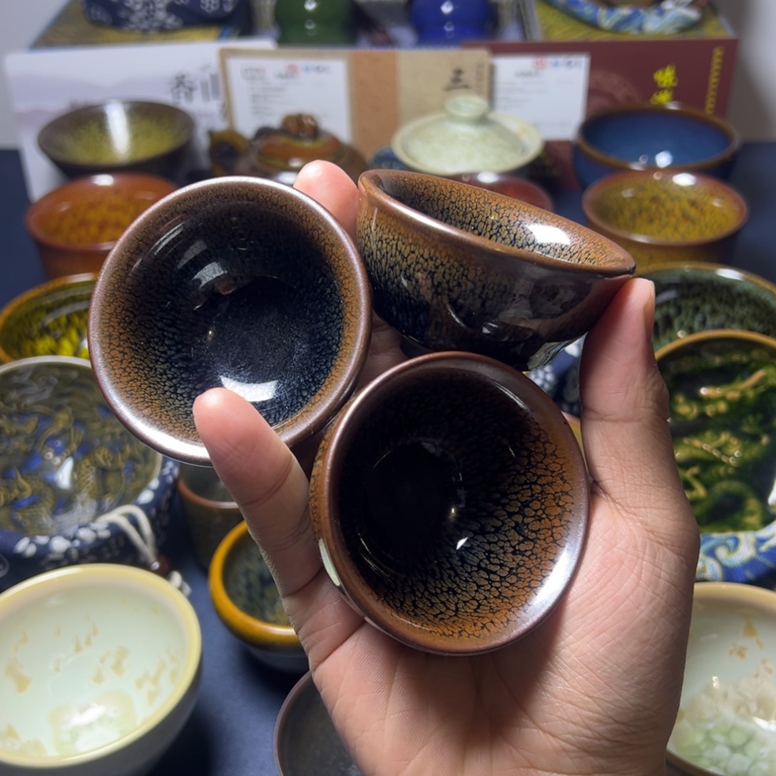 茶盏建阳建盏喝茶主人杯