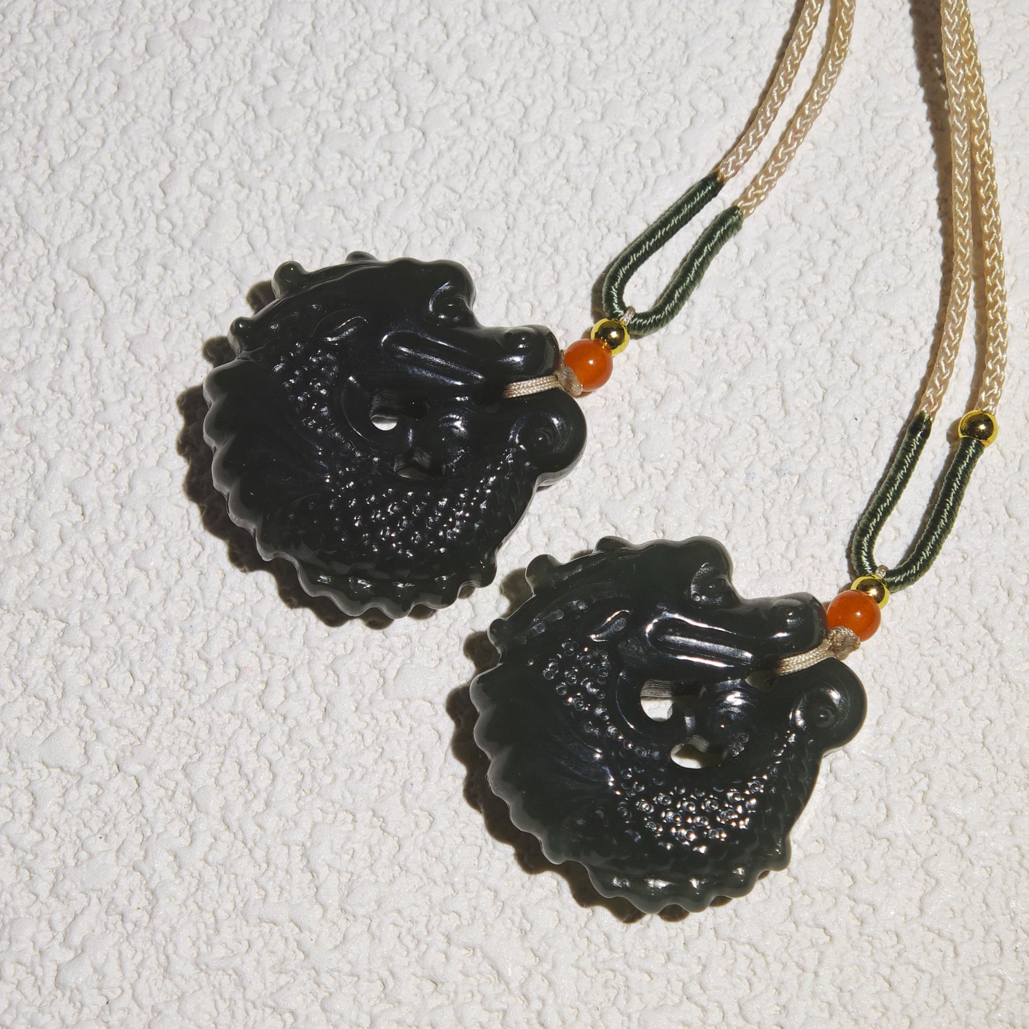 【高考专属】和田玉鱼跃龙门 龙鱼吊坠 多样性发货 拍一发一 H509