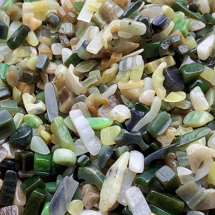 和田玉未镶嵌珠宝半成品多样性随机铲两斤