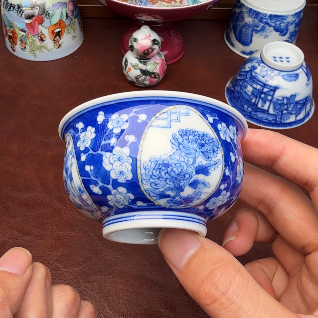 滕***滕陶现代景德镇全手绘陶瓷