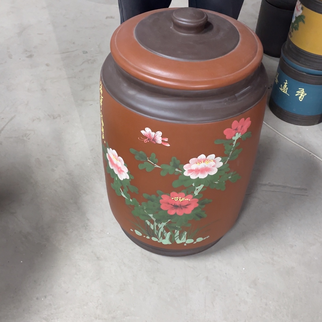 宜兴原矿紫砂茶叶罐