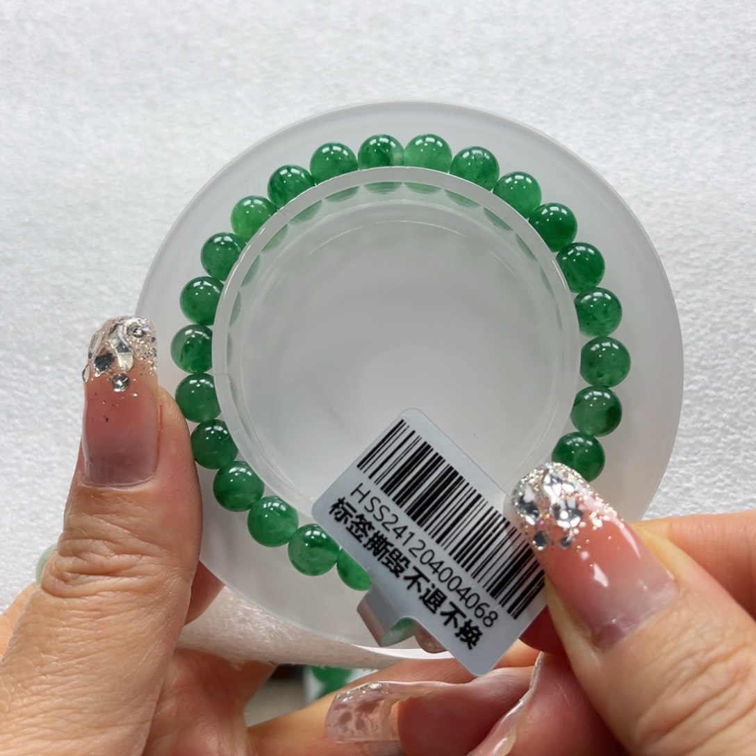 石英质玉手链未镶嵌+昕昕6.5