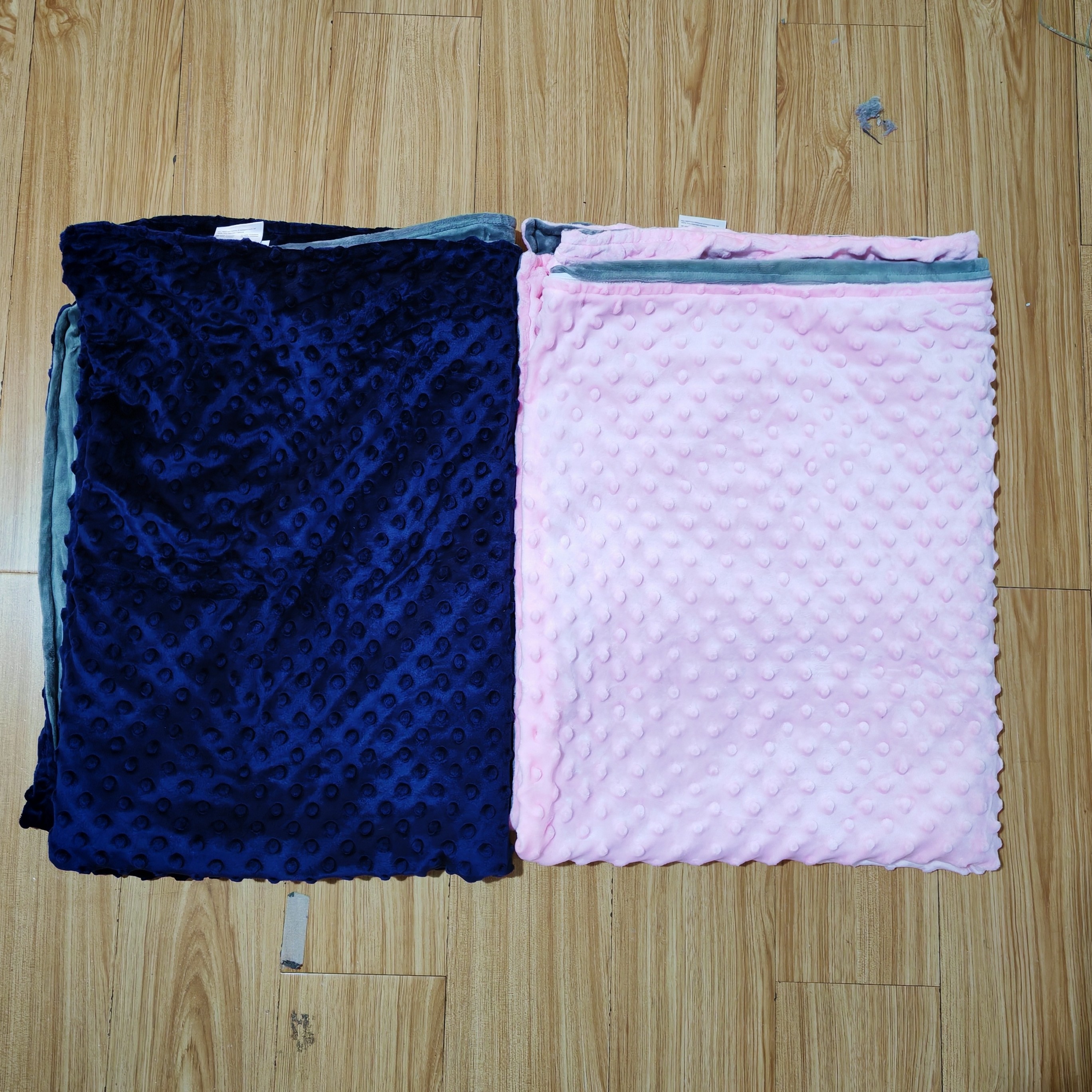 高克重AB面豆豆绒被套毯子尺寸约90*120发3个