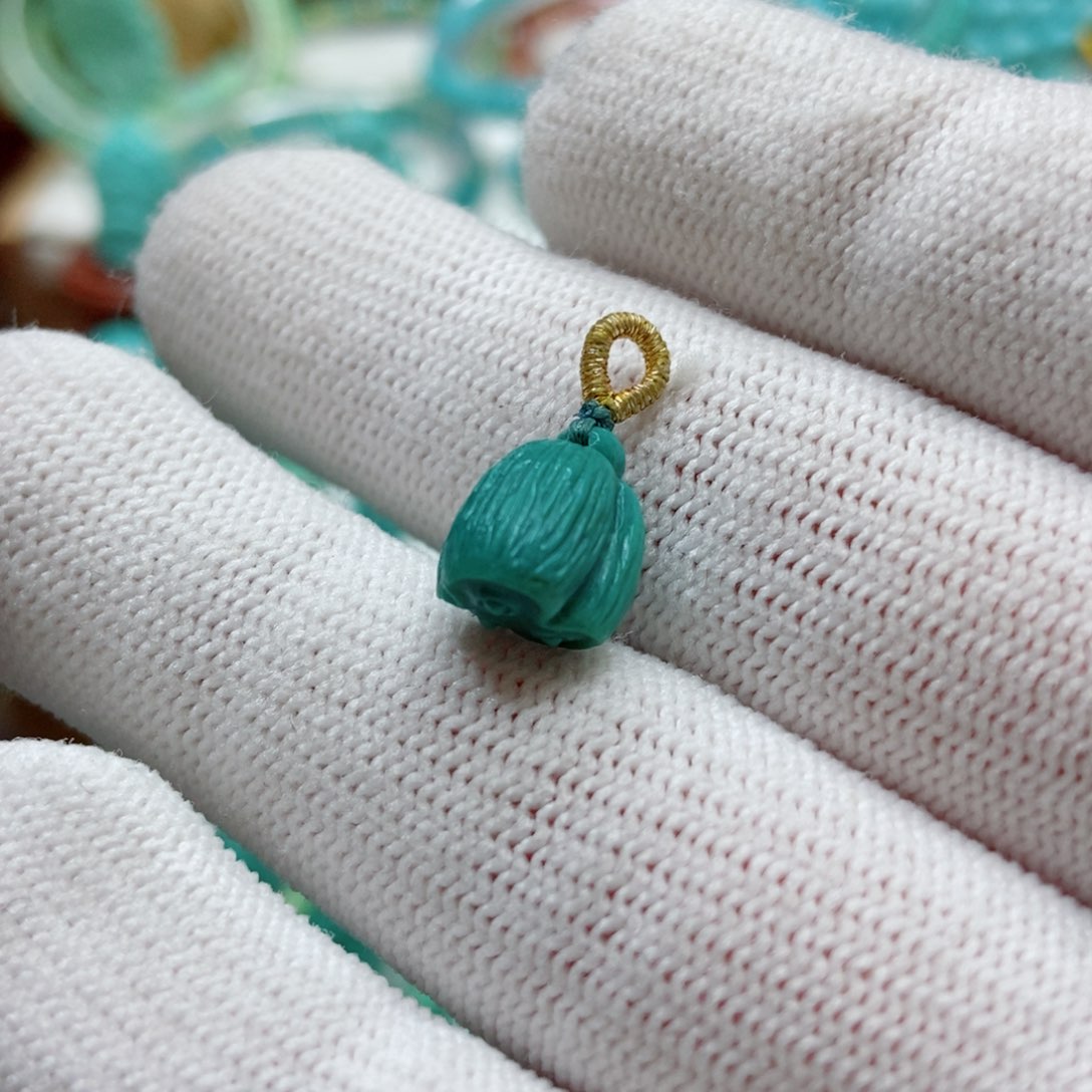 绿松石珠子未镶嵌