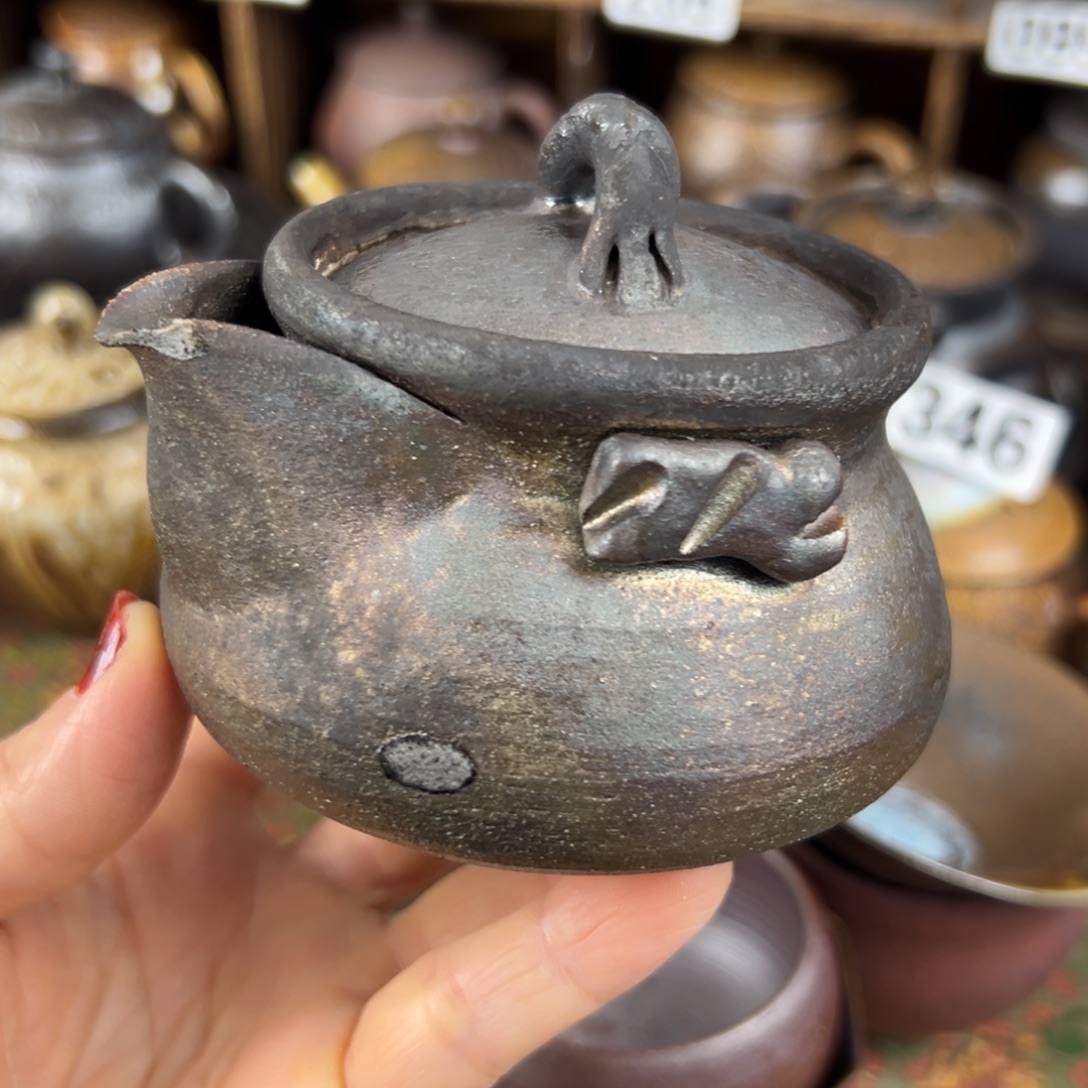 柴烧茶器柴烧茶器主人宝瓶微瑕