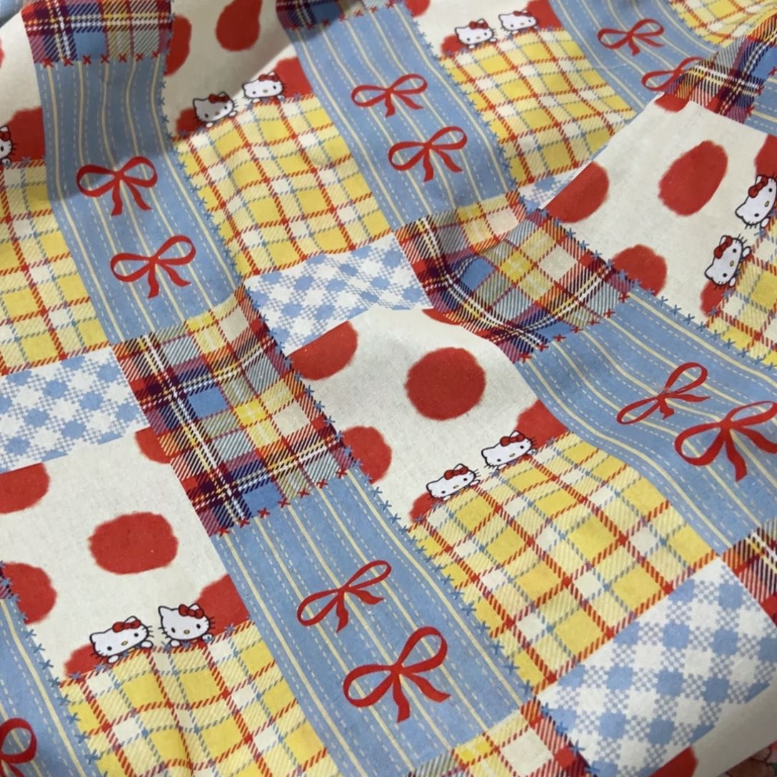 棉福袋一米价纯棉平布1.1米宽果子直播台地