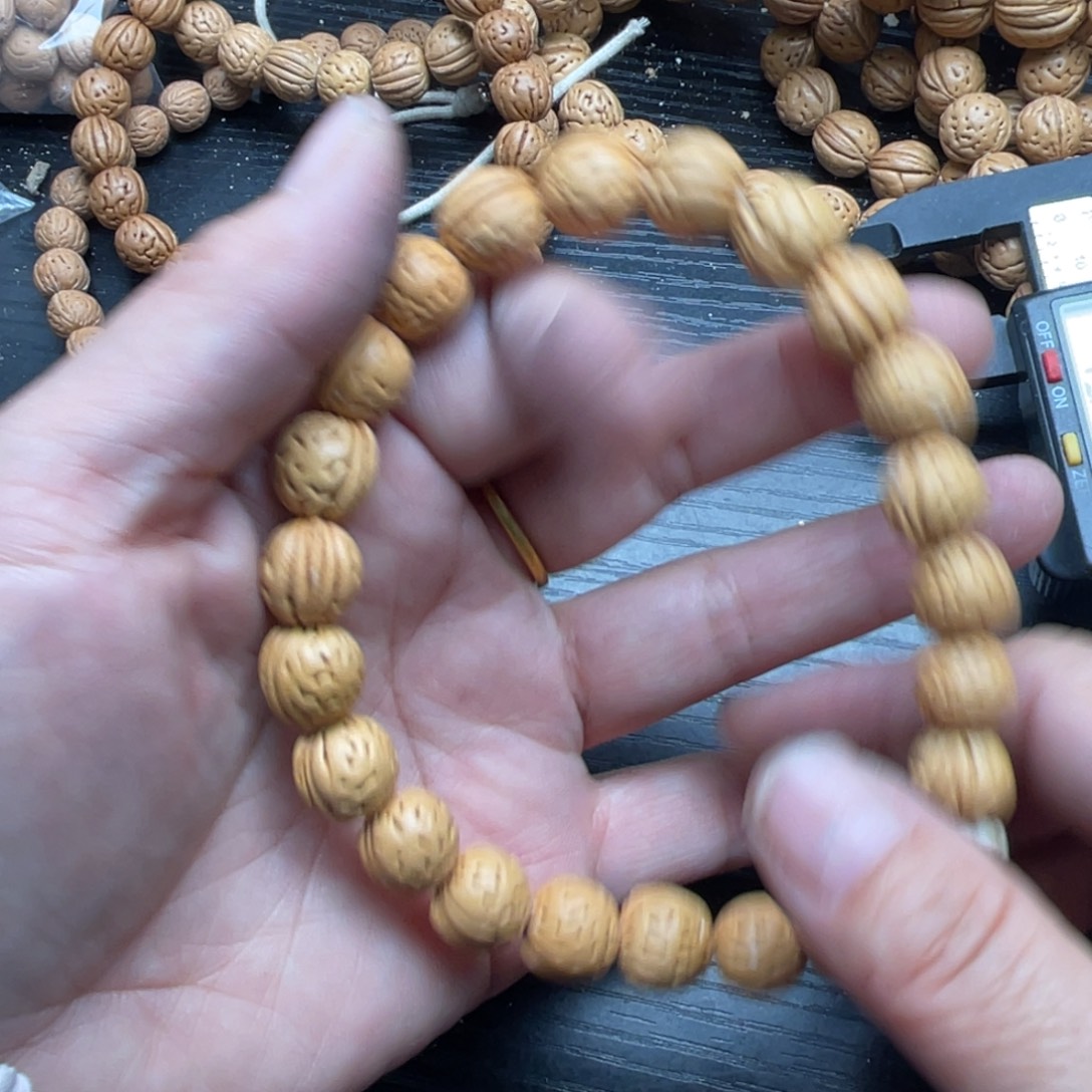 七***客核桃手串/手链散籽批发小桃核66