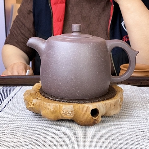 紫砂茶壶宜兴天青500cc