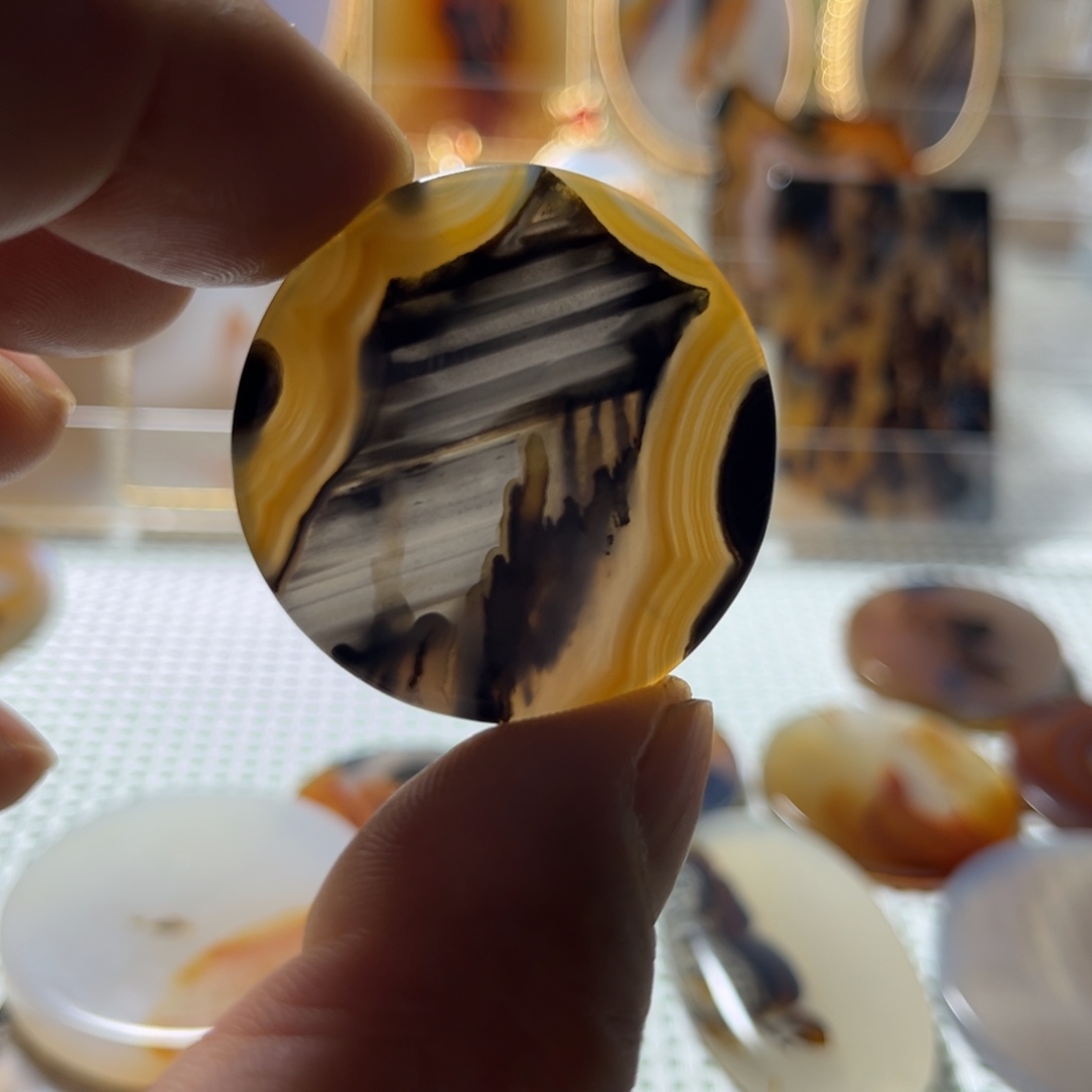 玛瑙/玉髓未镶嵌吊坠(不含链)