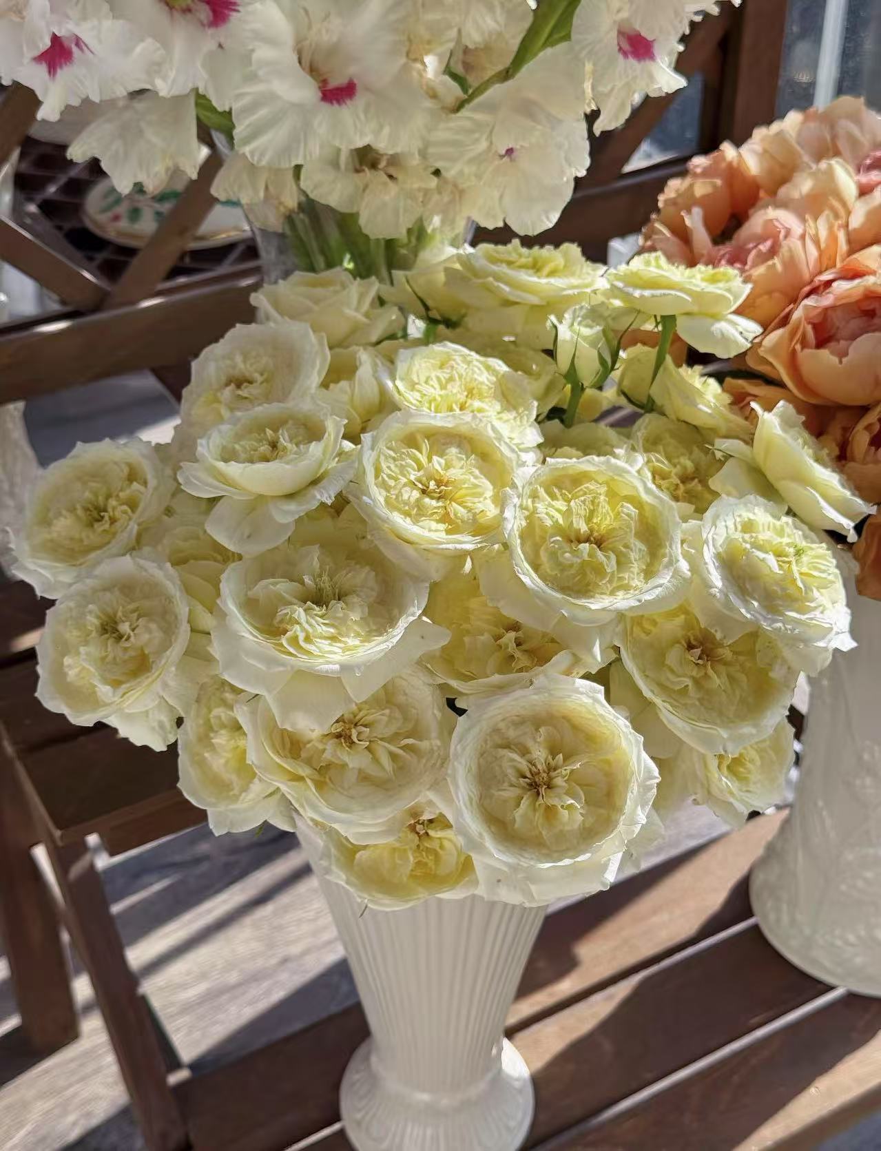 【陌上花开】月色甜蜜-稀有多头玫瑰（收到请带包装醒花）