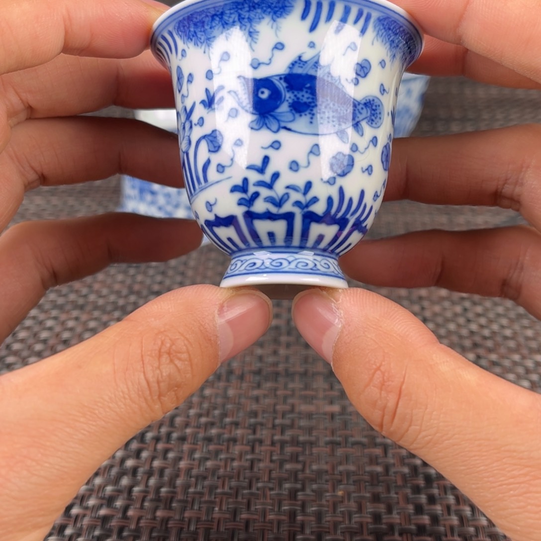 瓷片景德镇陶瓷杯子