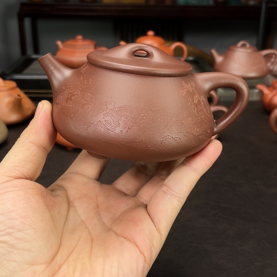 石***儿茶壶紫砂宜兴紫砂壶