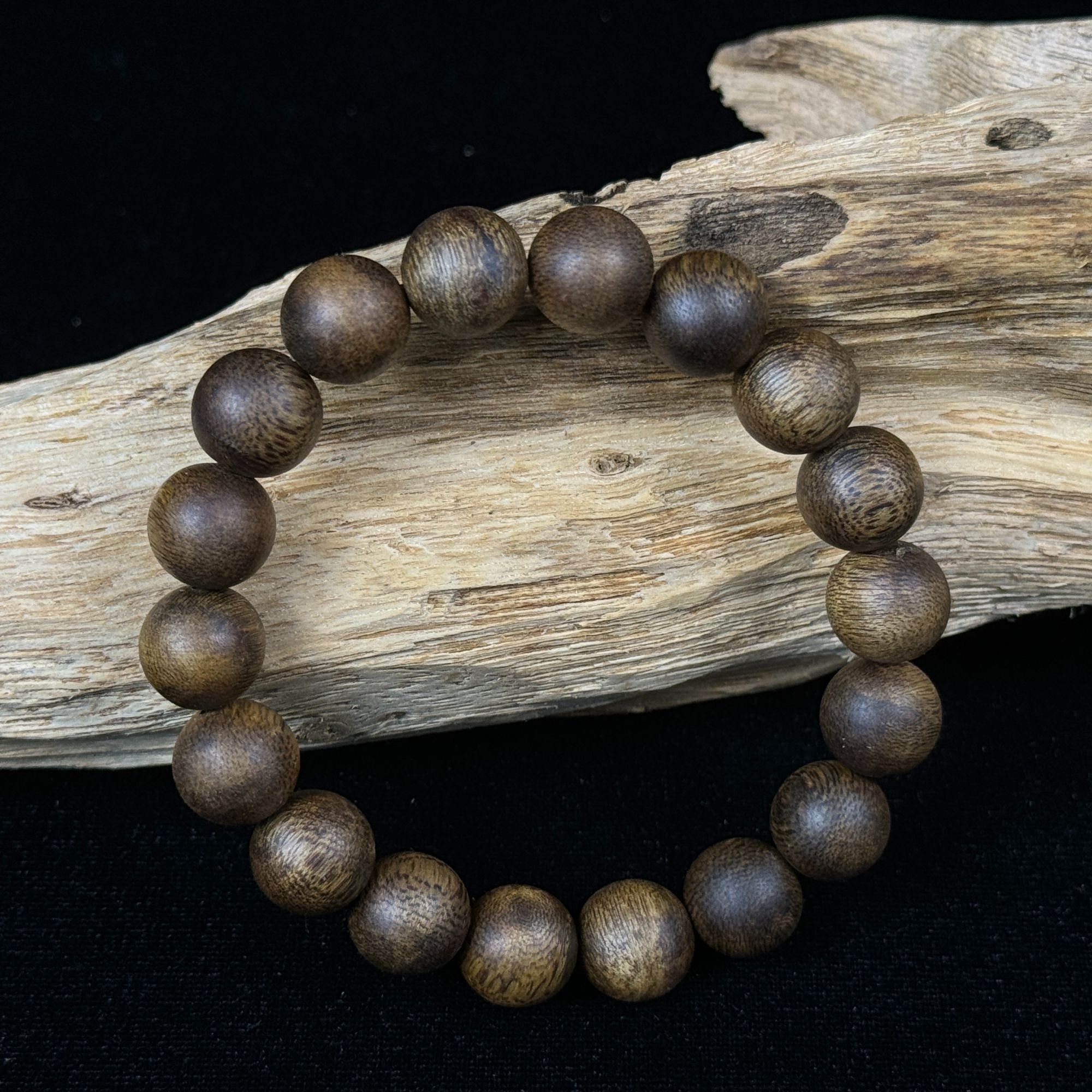 沉香沉香沉香海南沉香棋楠单圈手串1.2规格九分沉10-12克＋